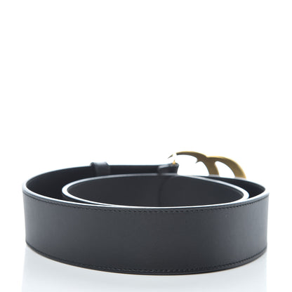 Gucci Calfskin Double G 40mm Belt 80 32 Black 3 of 6