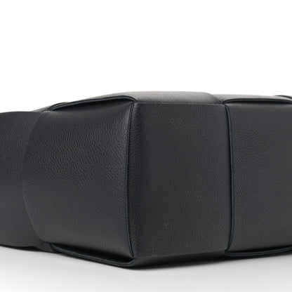 Bottega Veneta Grained Calfskin Intrecciato Small Arco Tote Black 8 of 9