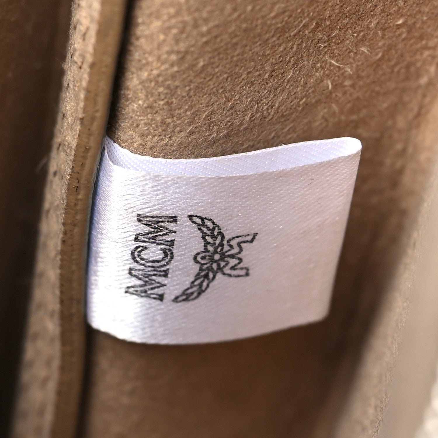 MCM Calfskin Ottomar Monogram Crossbody Zip Messenger Pouch Black 7 of 11