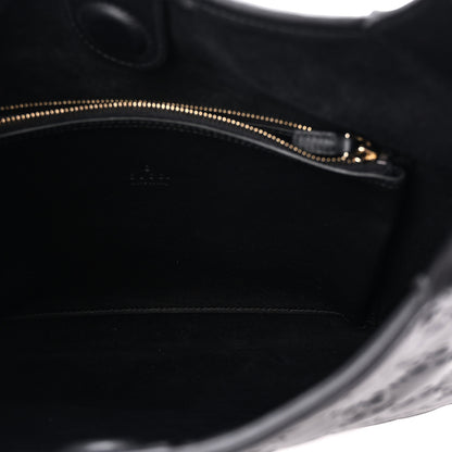 Gucci GG Calfskin Embossed B Medium Shoulder Bag Arabella Black 5 of 10