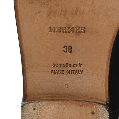 Hermes Box Kelly Jumping Boots 38 Black 6 of 11