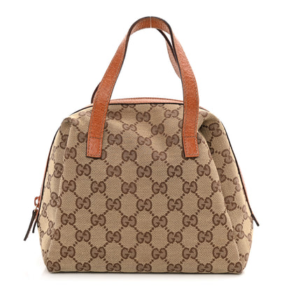 Gucci Monogram Large Balthus Cosmetic Pouch Brown 1 of 18