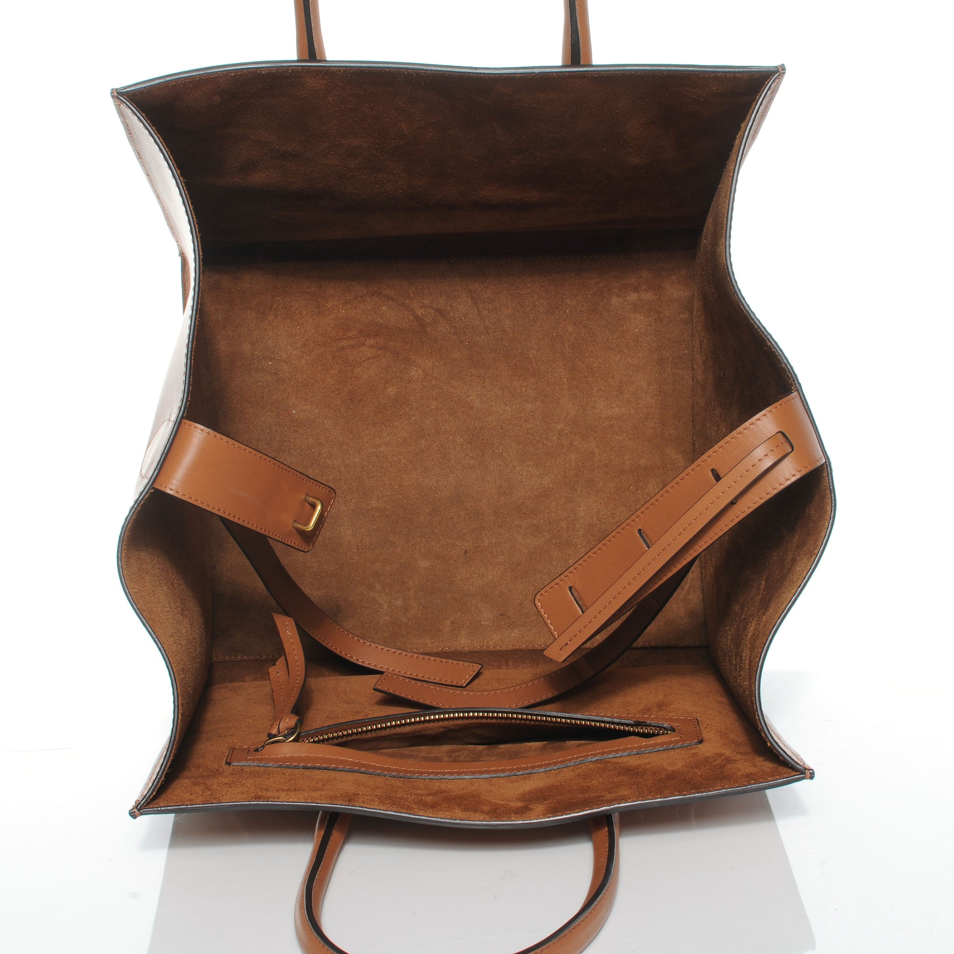 Celine Natural Calfskin Medium Phantom Luggage Tan 8 of 8