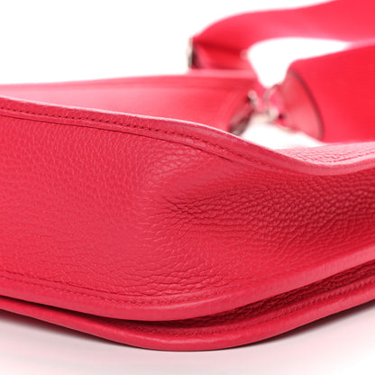 Hermes Taurillon Clemence Evelyne III PM Rose Extreme 9 of 11