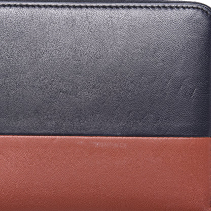 Celine Lambskin Large Zip Around Multifunction Wallet Navy Claycourt 8 of 10