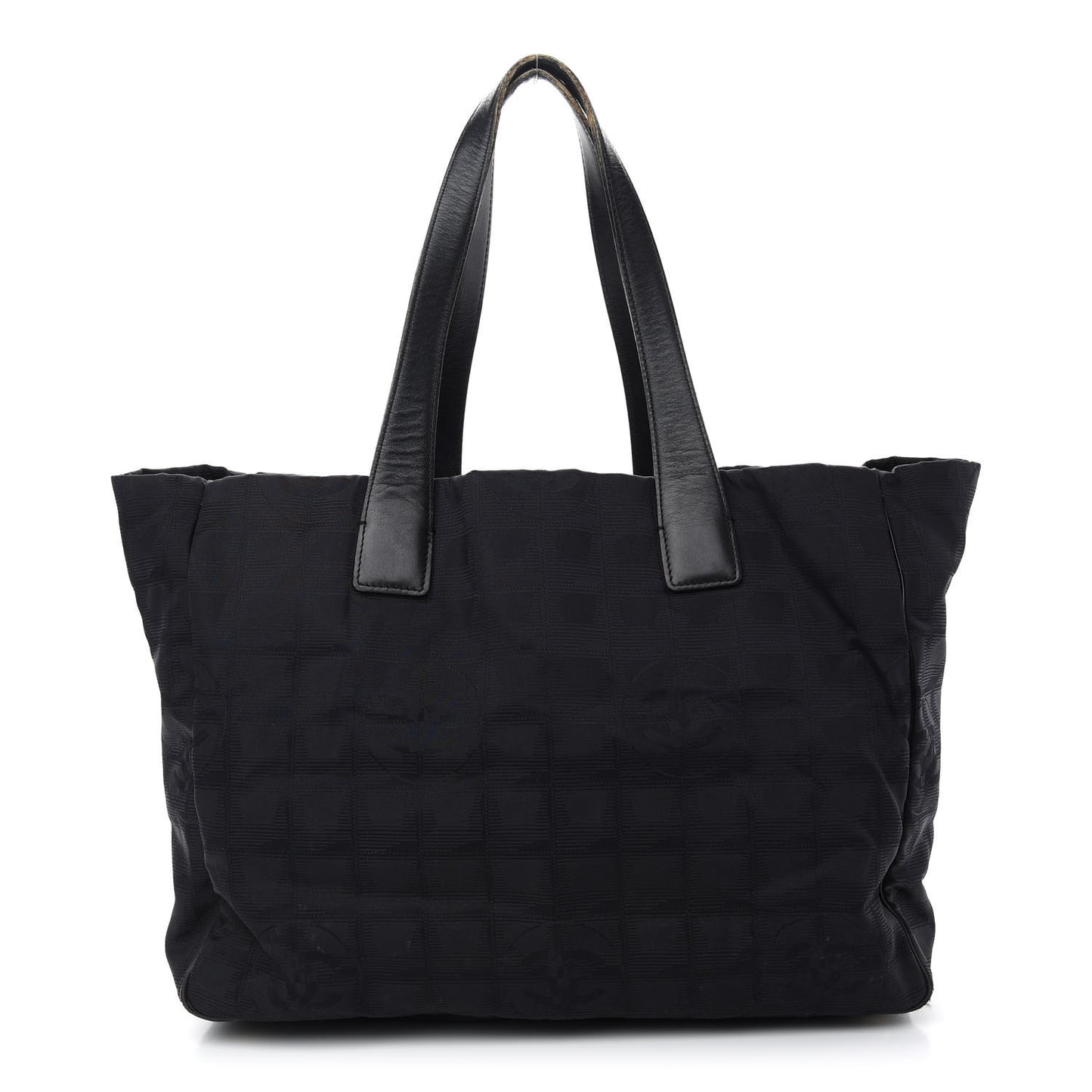 Nylon Medium Travel Tote Black