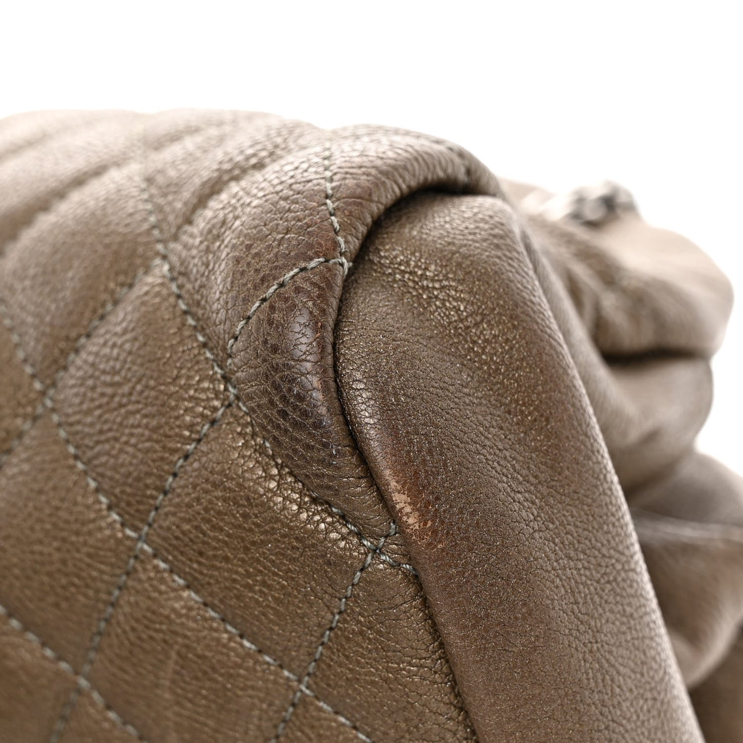 Caviar Quilted Medium Just Mademoiselle Beige
