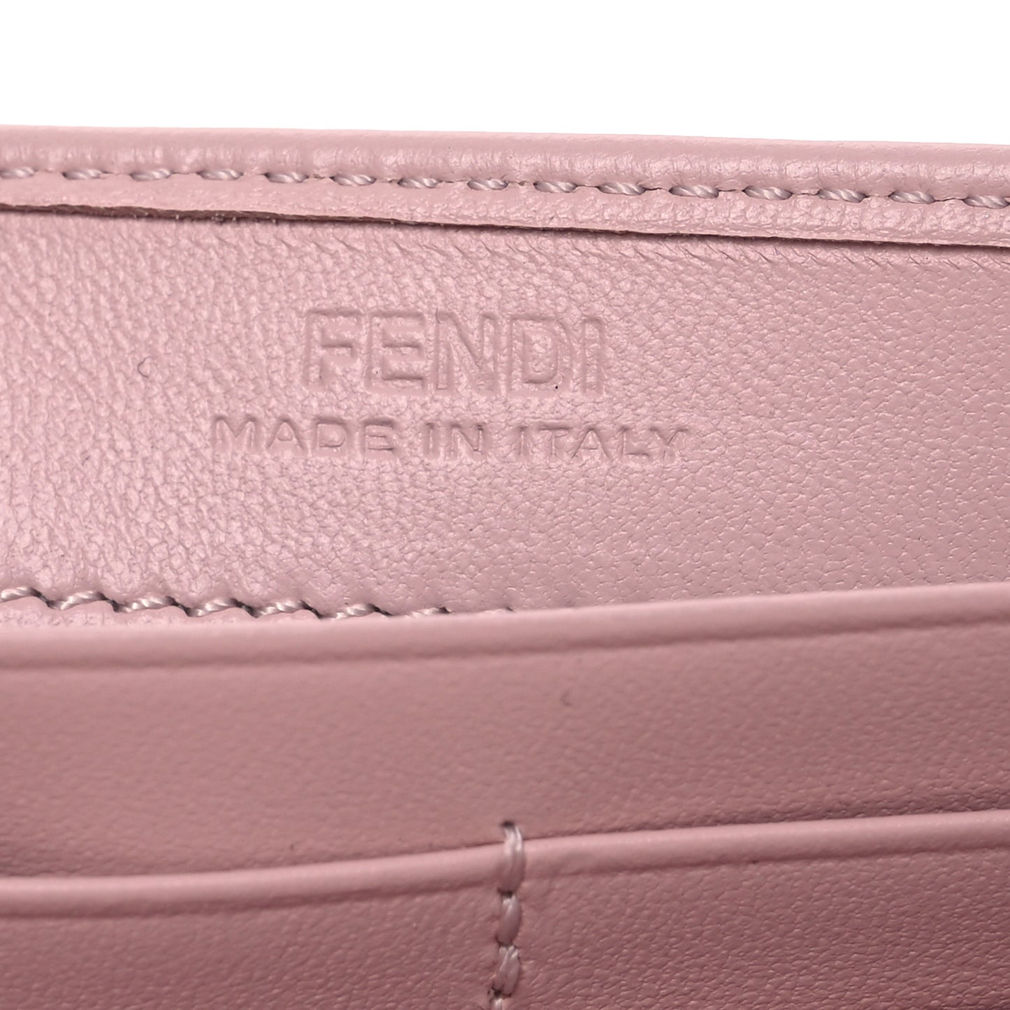 Nappa Matisse FF Embossed Continental Wallet Rosa Confetto