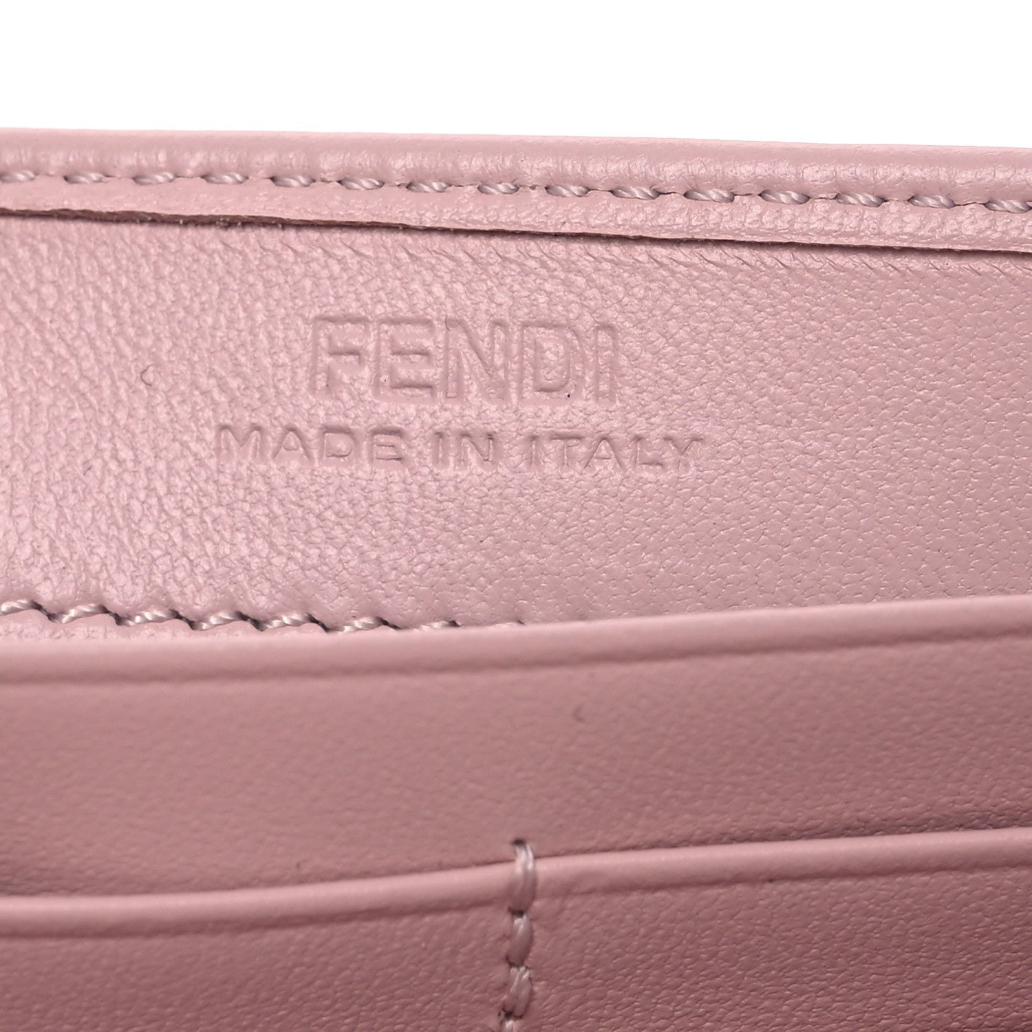Fendi Nappa Matisse FF Embossed Continental Wallet Rosa Confetto 9 of 12