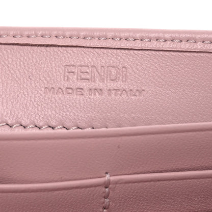 Fendi Nappa Matisse FF Embossed Continental Wallet Rosa Confetto 9 of 12