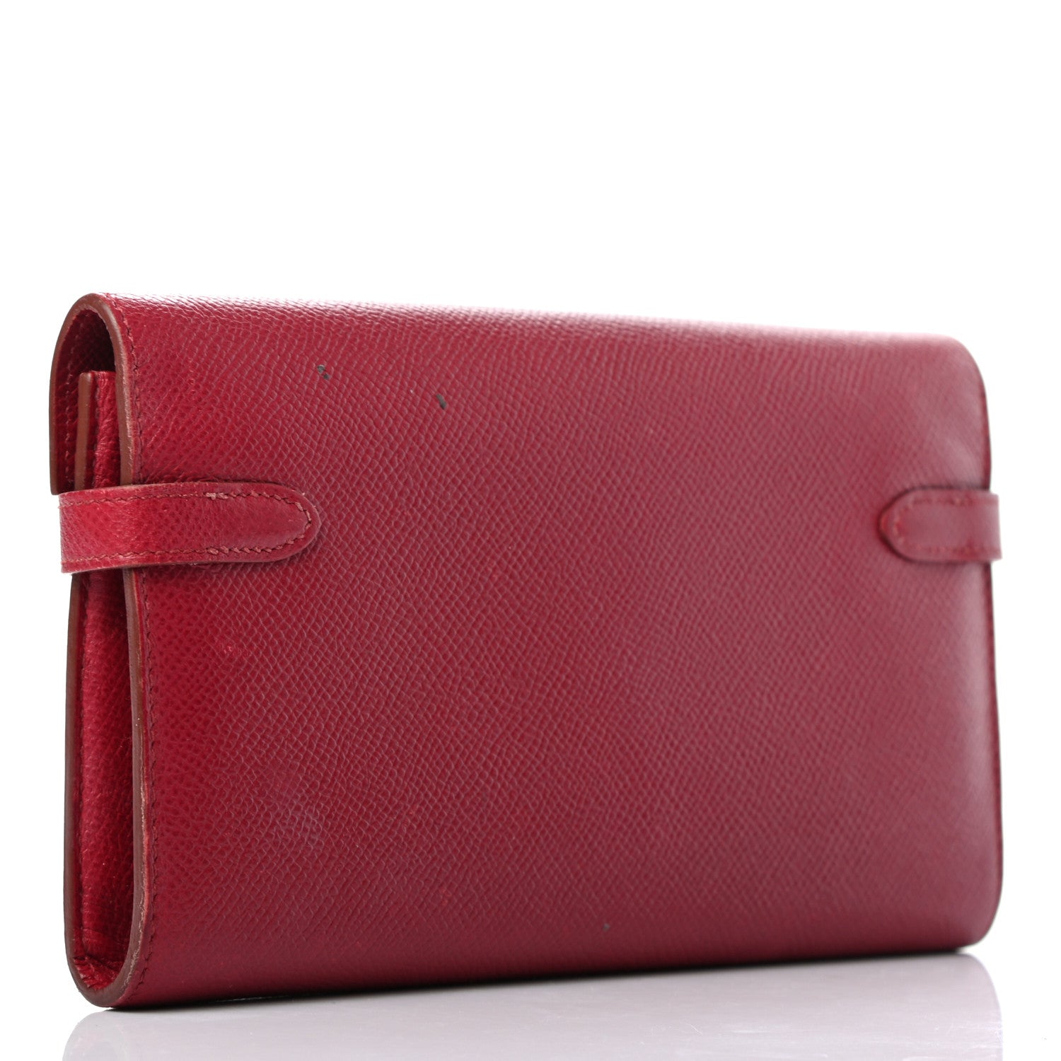 Hermes Epsom Kelly Longue Wallet Rubis 3 of 11