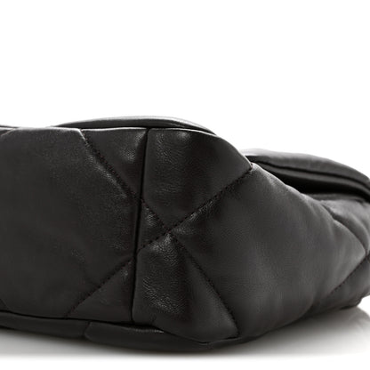 Chanel Lambskin Quilted Medium Chanel 19 Flap Dark Brown 10 of 12