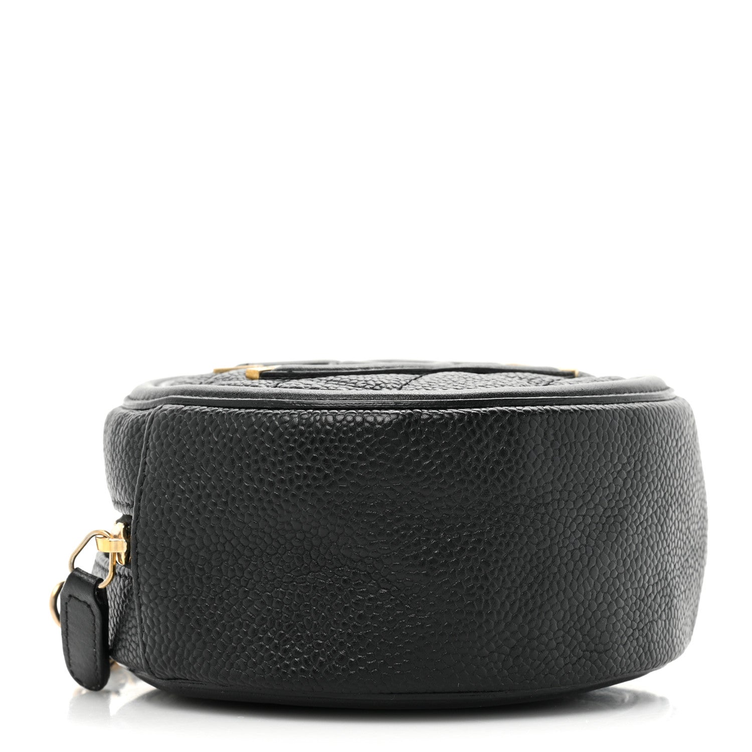 Chanel Caviar Quilted Round Filigree Crossbody Black 4 of 13