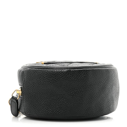 Chanel Caviar Quilted Round Filigree Crossbody Black 4 of 13