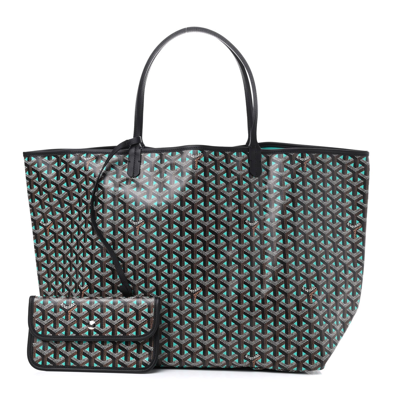 Goyard Goyardine Saint Louis Claire Voie GM Black Opaline 1 of 10