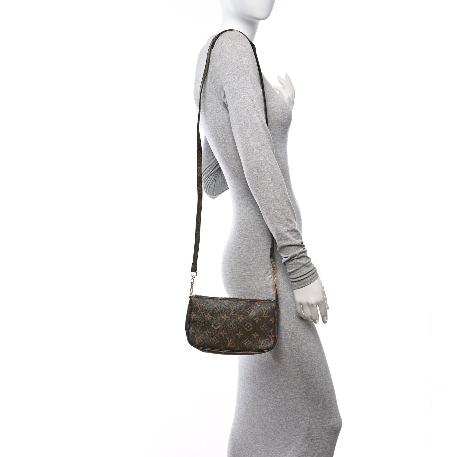 Louis Vuitton Monogram Accessories Pochette Long Strap 2 of 10