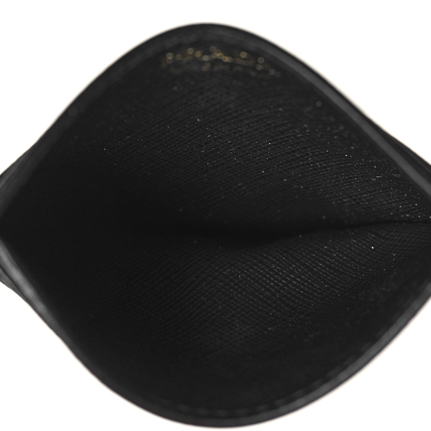 Saffiano Triangle Card Holder Black