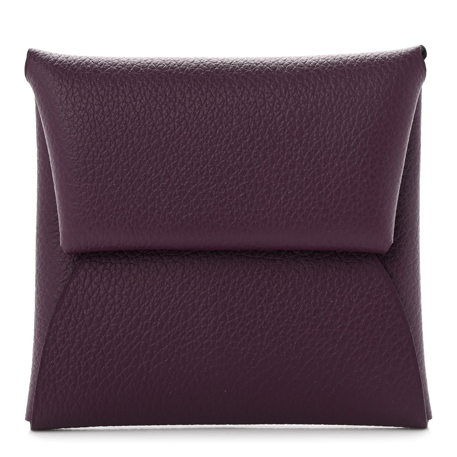 Hermes Evercolor Verso Bastia Coin Purse Cassis Rouge Grenat 1 of 8