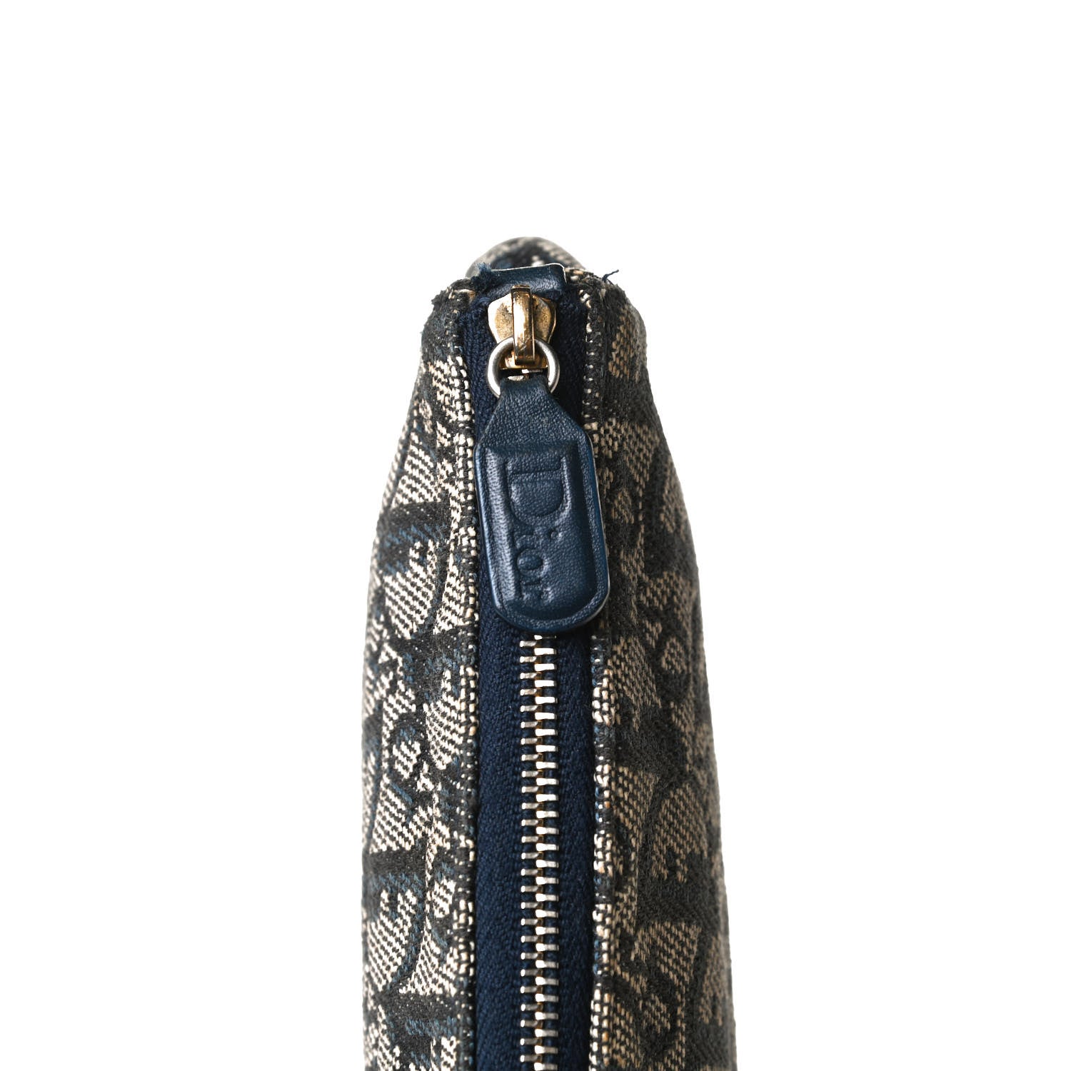 Christian Dior Monogram Mini Saddle Pochette Navy 9 of 13