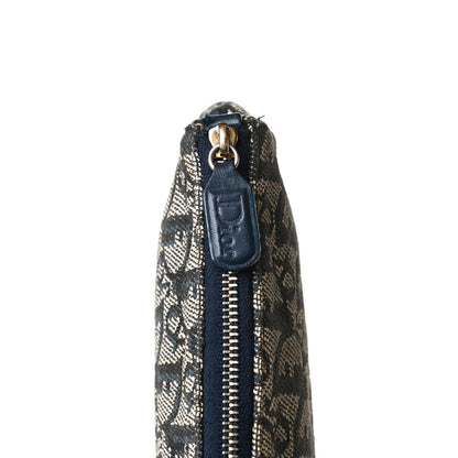 Christian Dior Monogram Mini Saddle Pochette Navy 9 of 13