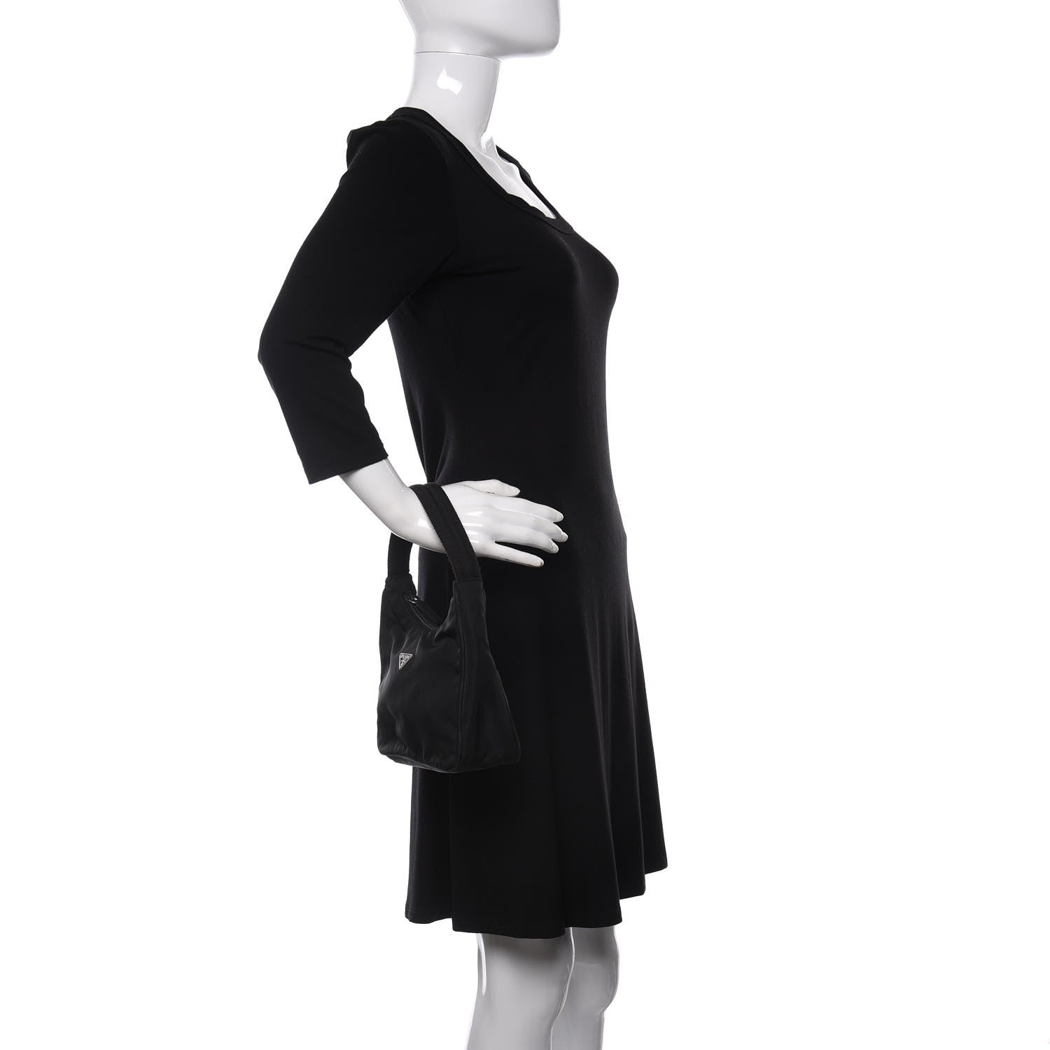 Prada Tessuto Nylon Sport Shoulder Bag Black 2 of 9
