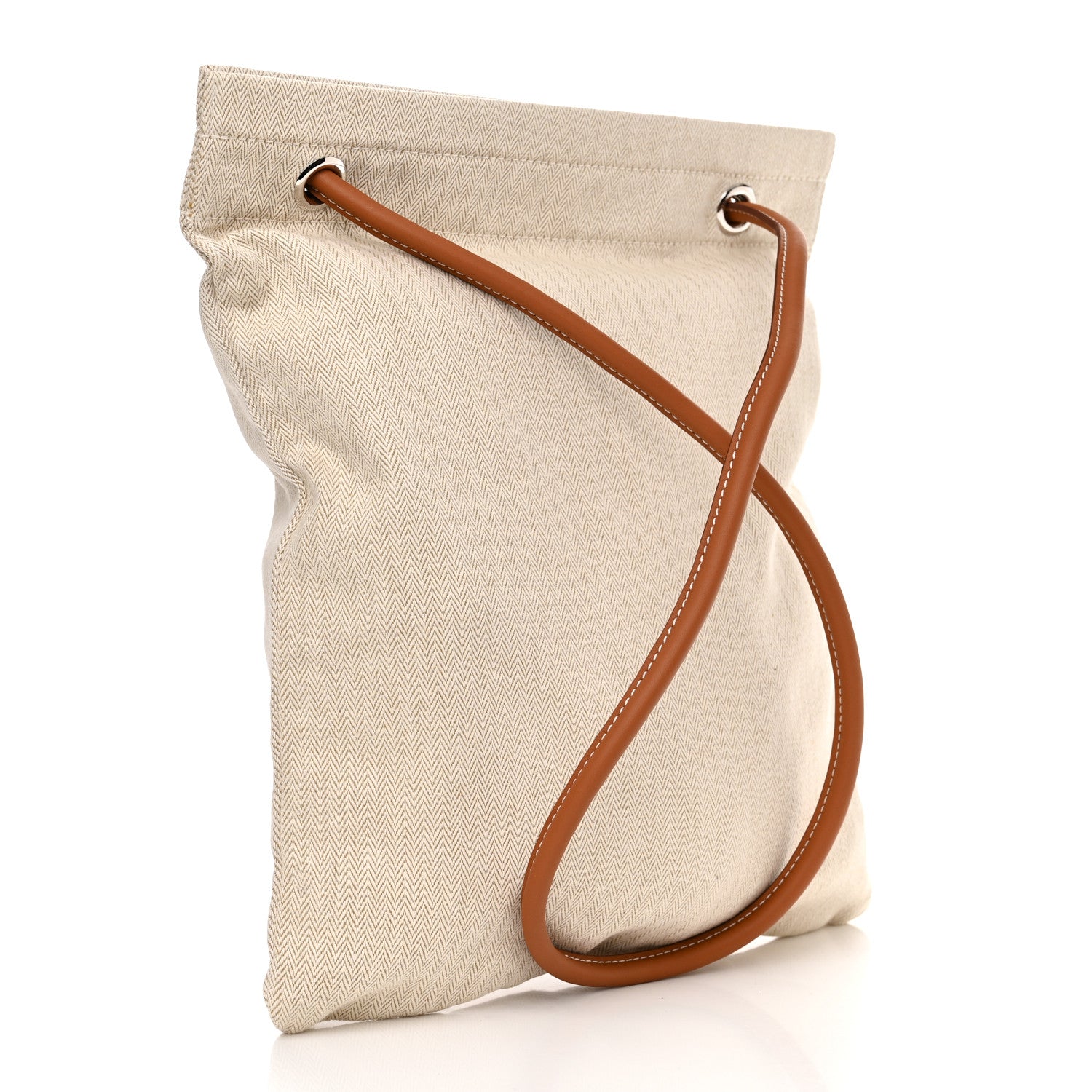 Hermes Canvas Swift Aline Grooming Bag Gold 3 of 9