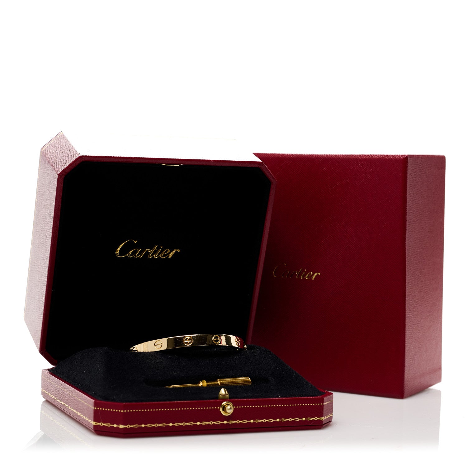 Cartier 18K Yellow Gold LOVE Bracelet 17 7 of 7