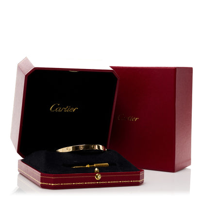 Cartier 18K Yellow Gold LOVE Bracelet 17 7 of 7