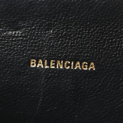 Balenciaga Metallic Calfskin Crocodile Embossed Hourglass Top Handle Bag XS Gold 6 of 9