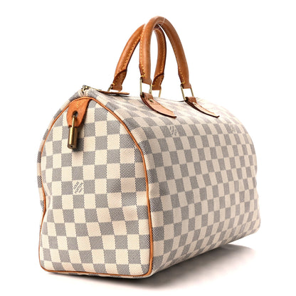 Louis Vuitton Damier Azur Speedy 30 2 of 12