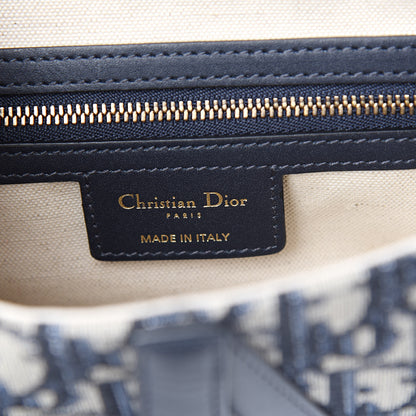 Christian Dior Oblique Saddle Bag Blue 6 of 10