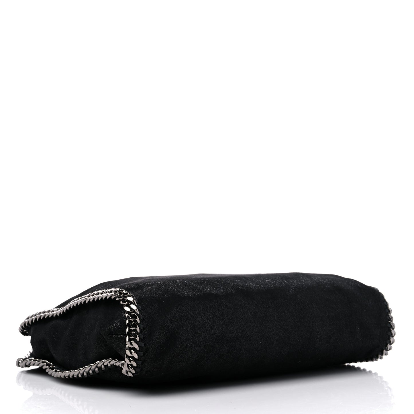 Shaggy Deer Falabella Fold Over Tote Black