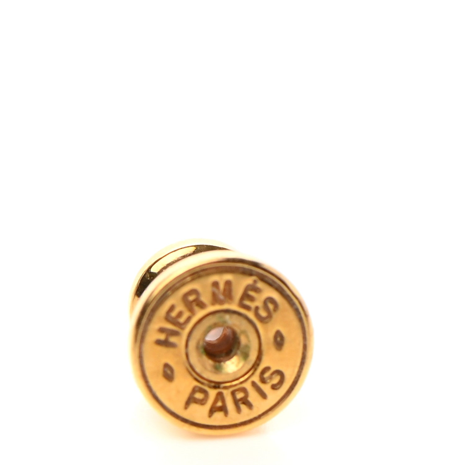 Hermes Gold Lacquered Pop H Earrings Black 5 of 6