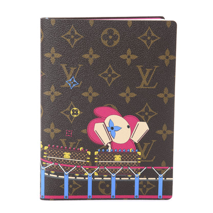 Louis Vuitton Monogram 2020 Christmas Animation Roller Coaster Notebook MM Pivoine 1 of 5
