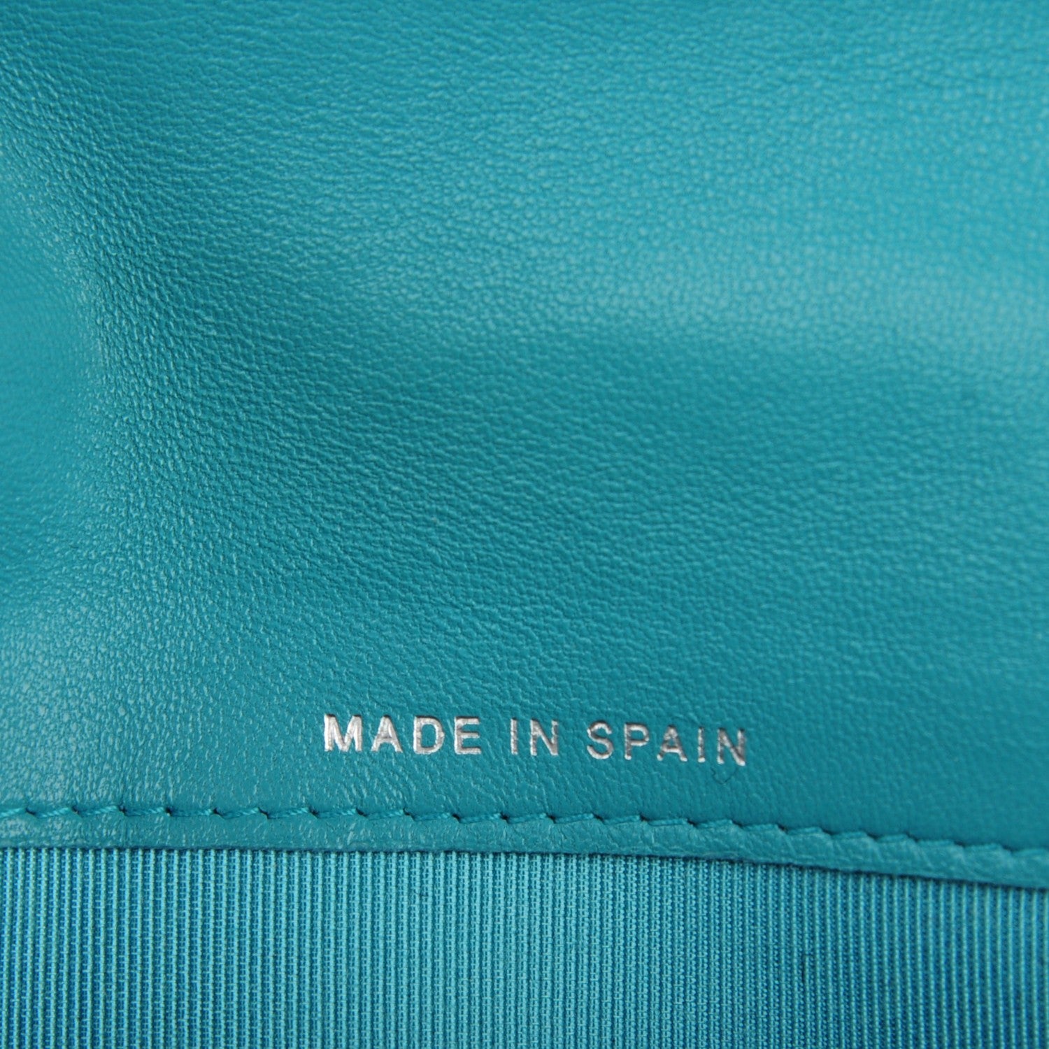 Chanel Lambskin Quilted Long Flap Wallet Blue 7 of 8