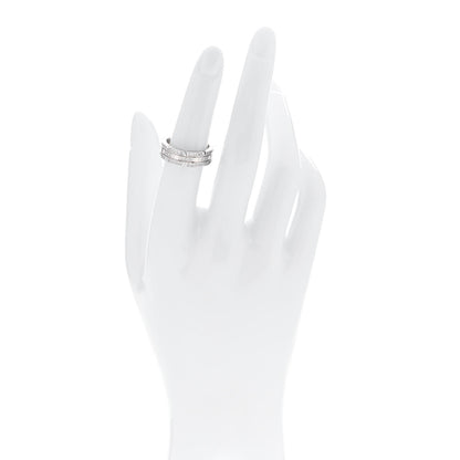 Cartier 18K White Gold Diamond 6mm Tank Francaise Ring 52 6 2 of 5