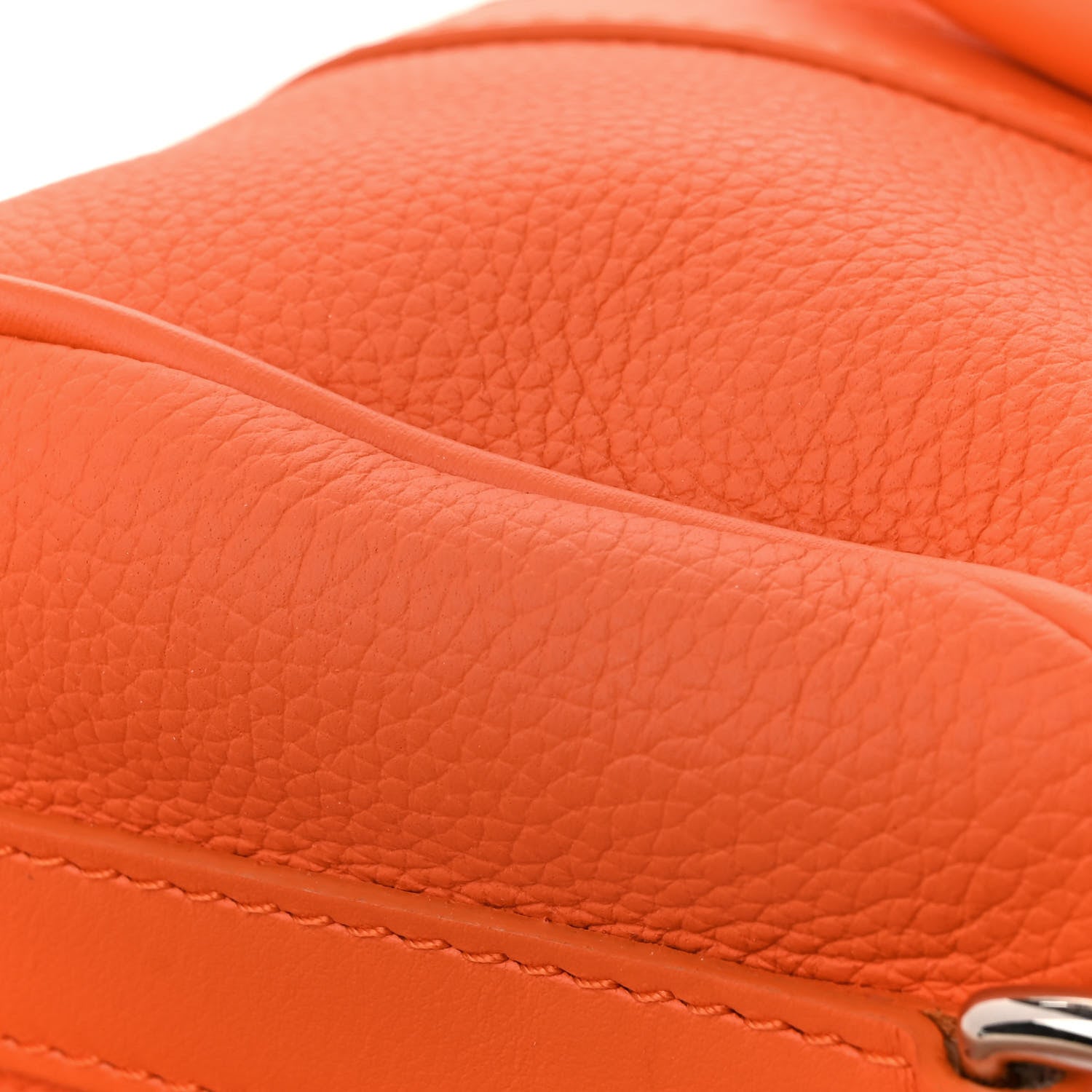 Louis Vuitton Grained Calfskin Aerogram Keepall XS Orange 12 of 13