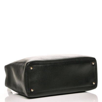 Chanel Calfskin Cerf Executive Shopper Tote Black 4 of 7