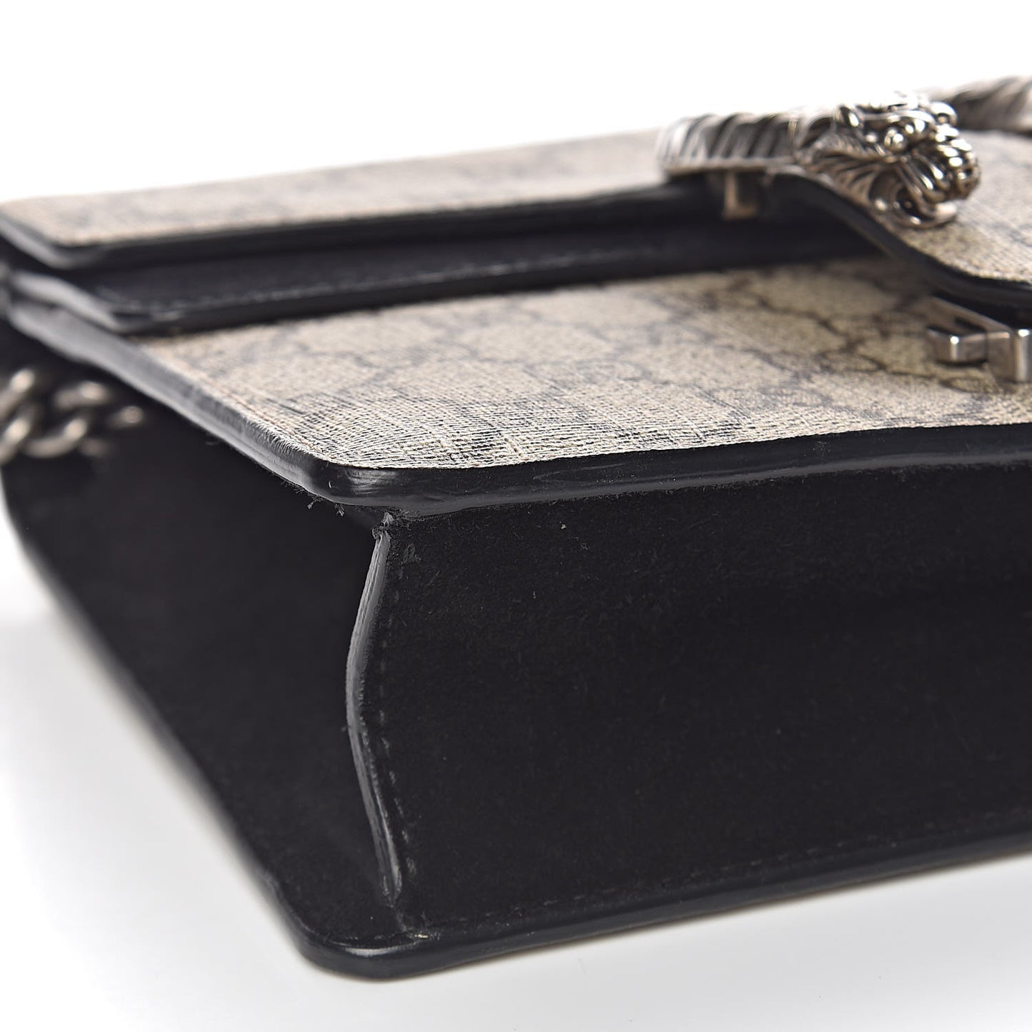 GG Supreme Monogram Mini Dionysus Shoulder Bag Black