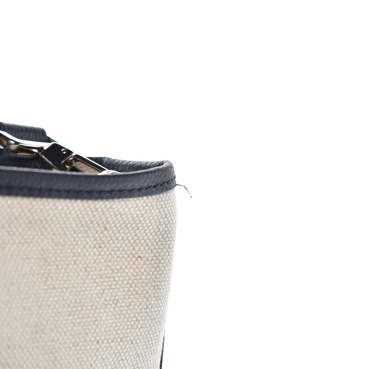 HOMME Oblique Canvas Grained Calfskin Three-Tone Tote Beige