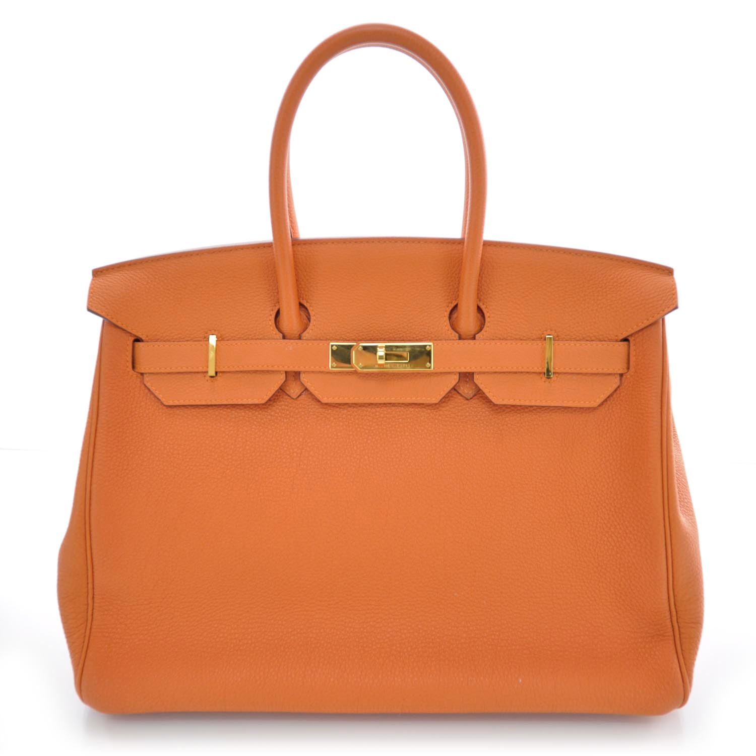 Hermes Togo Birkin 35 Orange 1 of 9