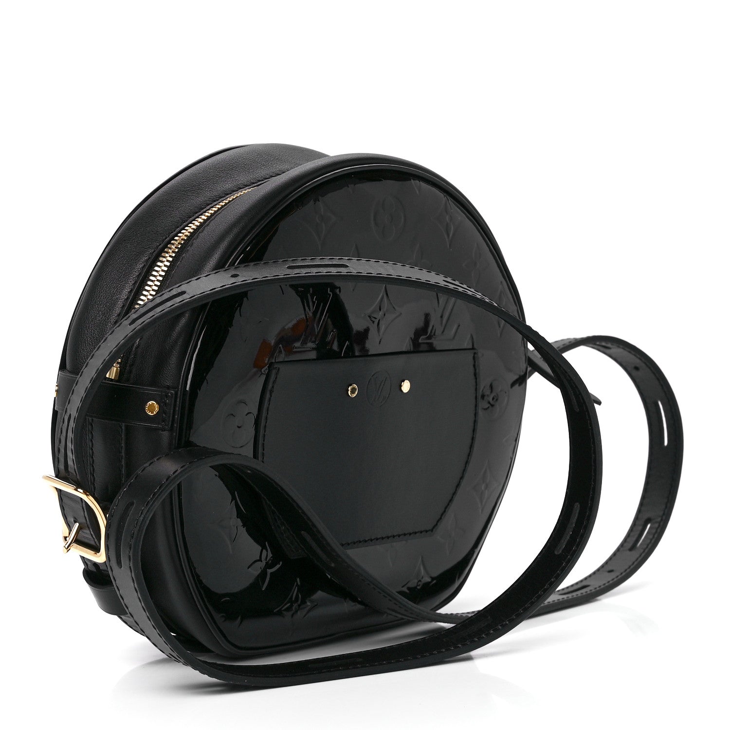 Louis Vuitton Vernis Boite Chapeau Souple MM Black 3 of 11