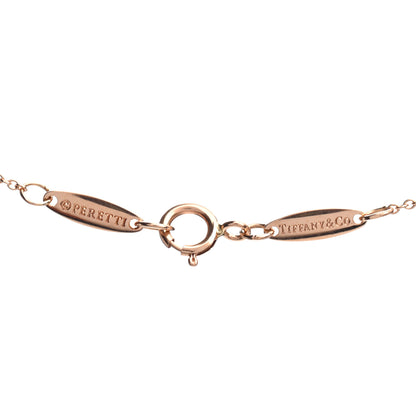 Tiffany 18K Rose Gold 7mm Elsa Peretti Bean Pendant Necklace 4 of 4