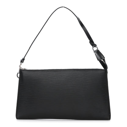 Louis Vuitton Epi Pochette Accessories 24 Black 1 of 11