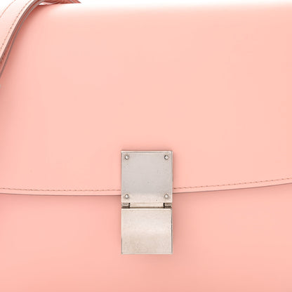 Celine Smooth Calfskin Medium Classic Box Flap Bag Pink 8 of 13