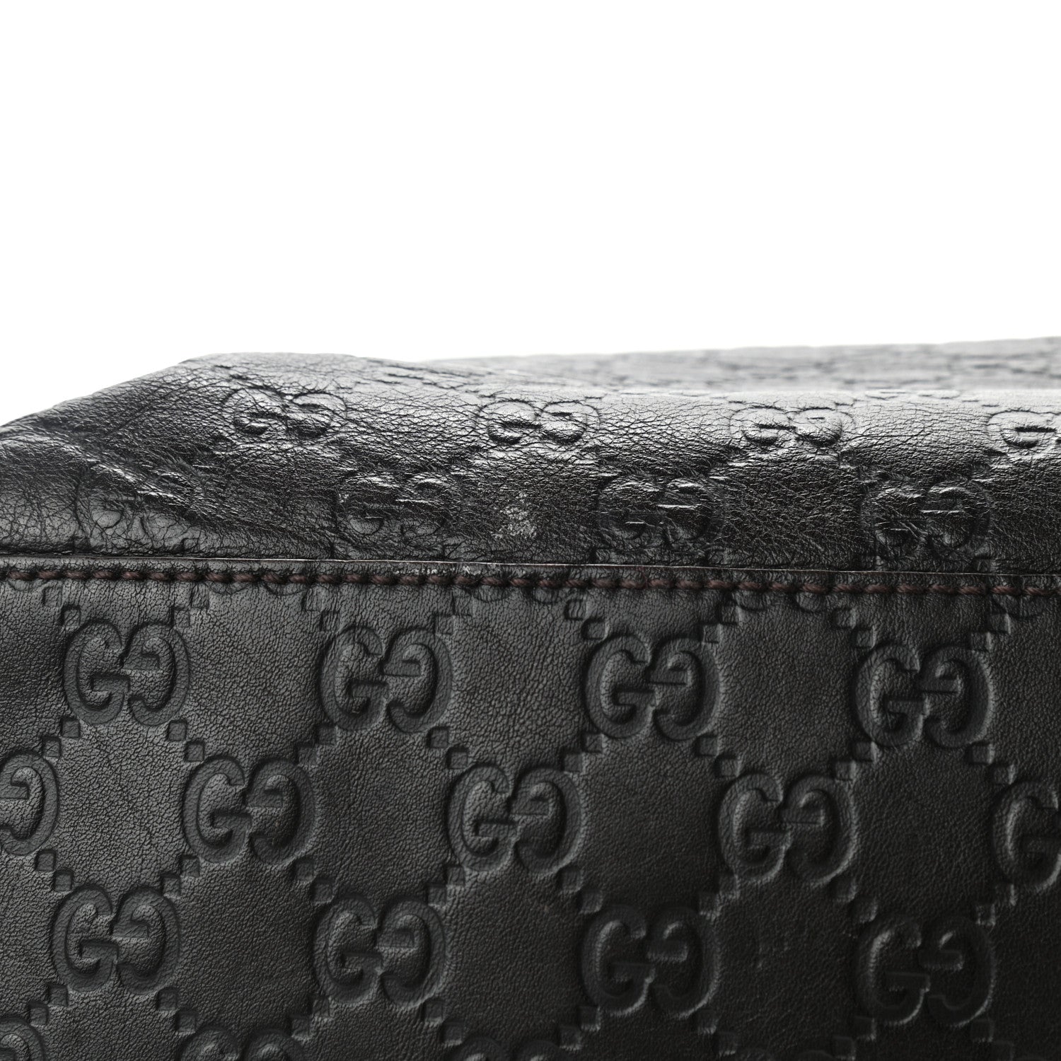 Gucci Guccissima Large Hobo Dark Brown 13 of 13