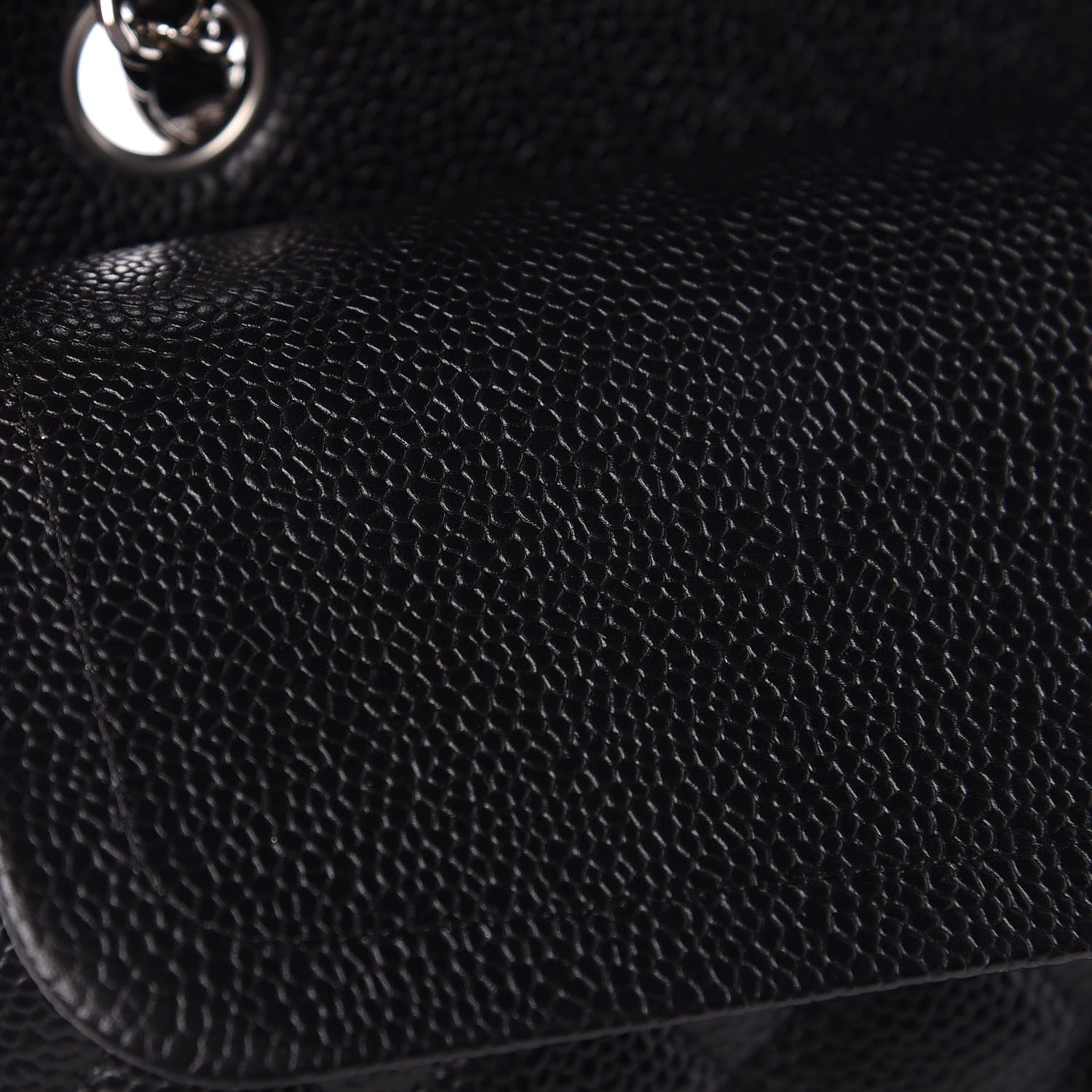 Chanel Caviar Quilted Medium Double Flap Black 8 of 14