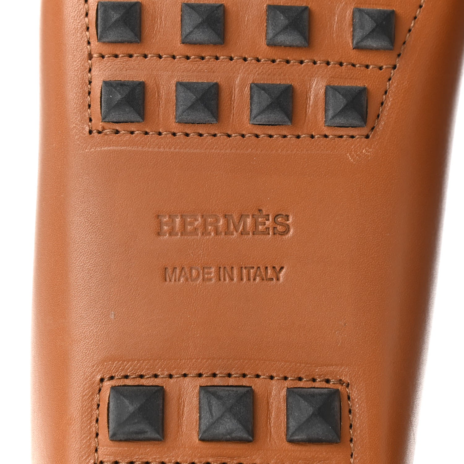 Hermes Supple Calfskin Womens Irving Driving Moccasin Loafers 36 Gold 7 of 8