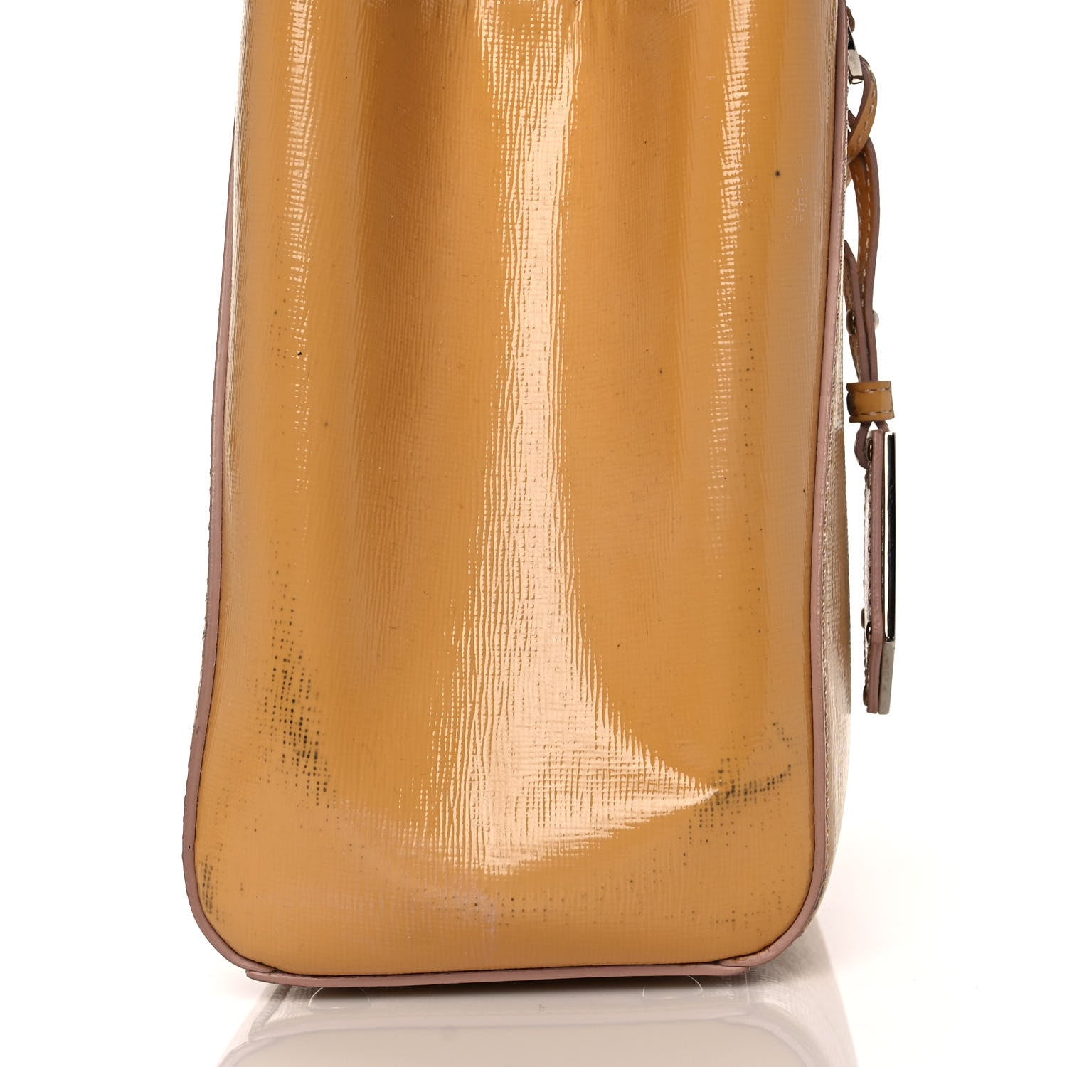 Fendi Vitello Vernice Camoscio Petite 2Jours Tote Make Up 16 of 18