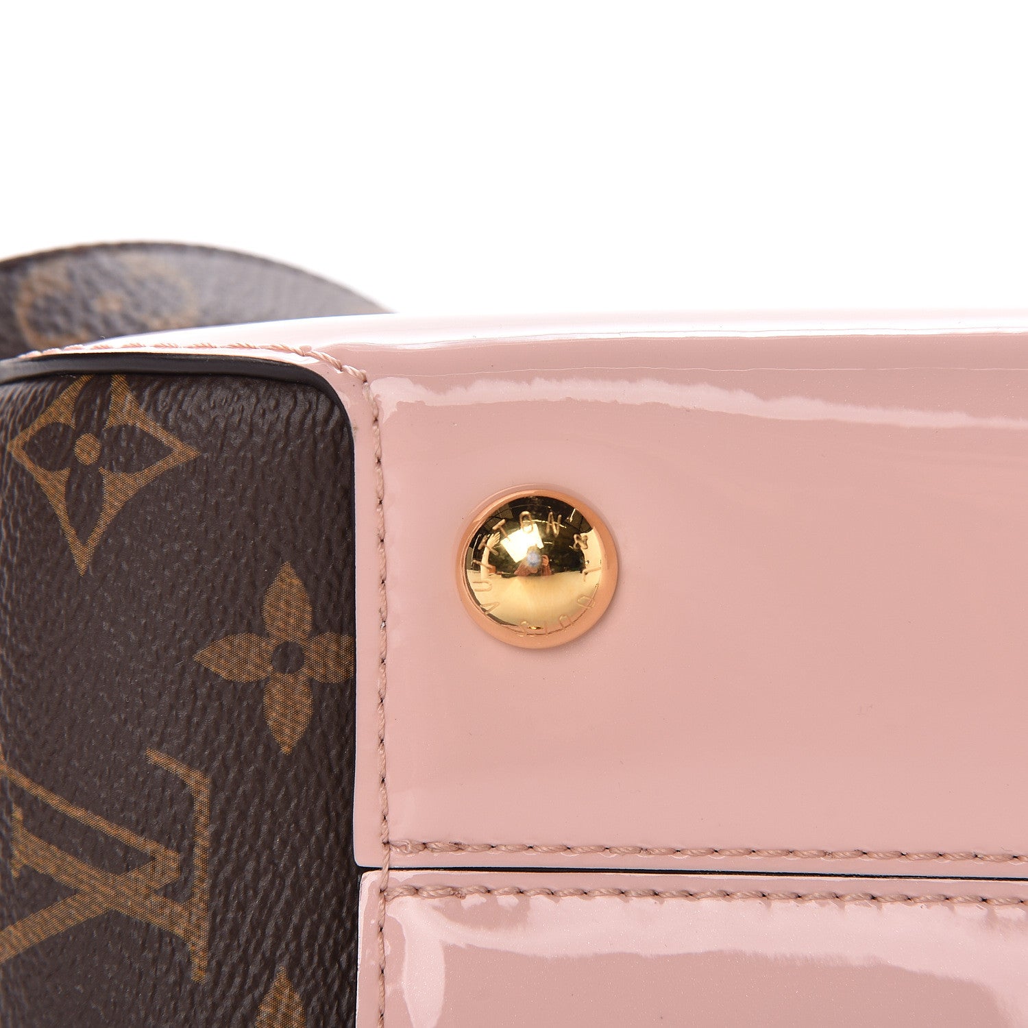 Louis Vuitton Patent Calfskin Monogram Cherrywood PM Rose Ballerine 16 of 16